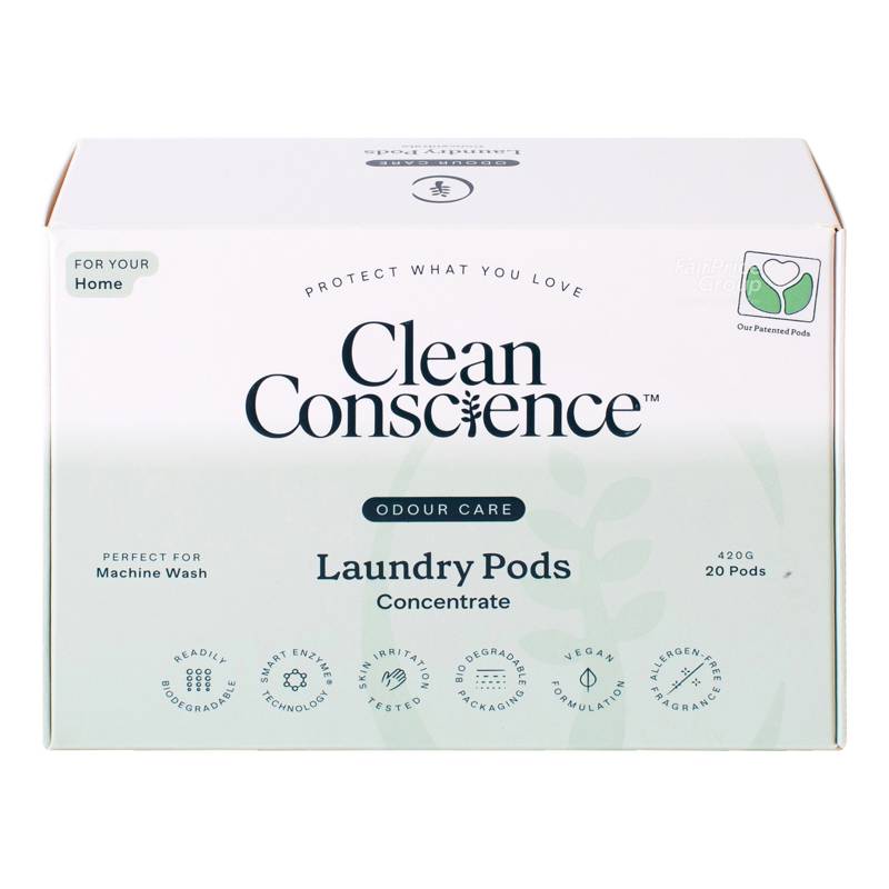 Clean Conscience Concentrate Laundry Pods - Odour Care | NTUC FairPrice