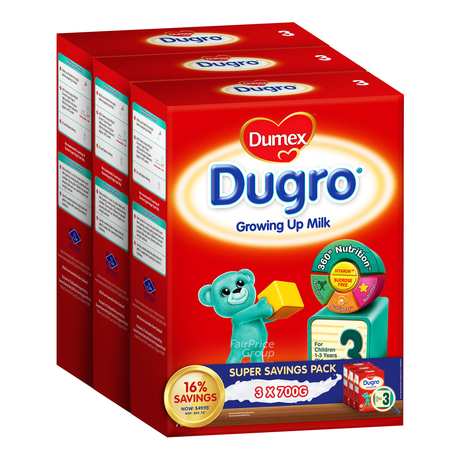 Dumex Dugro Growing Up Milk -Step 3