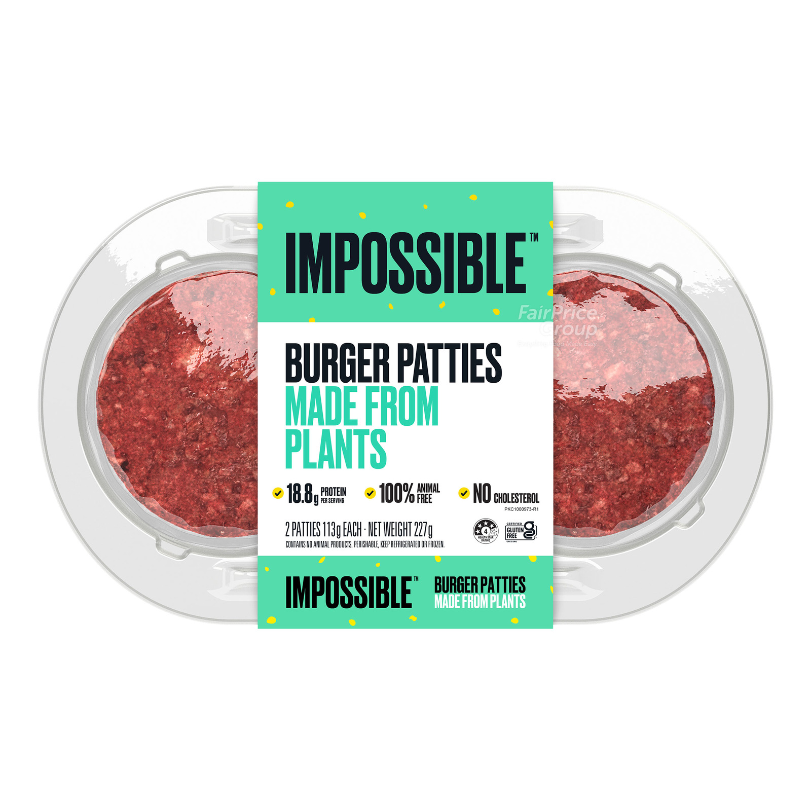 Impossible Plant Burger Patties NTUC FairPrice