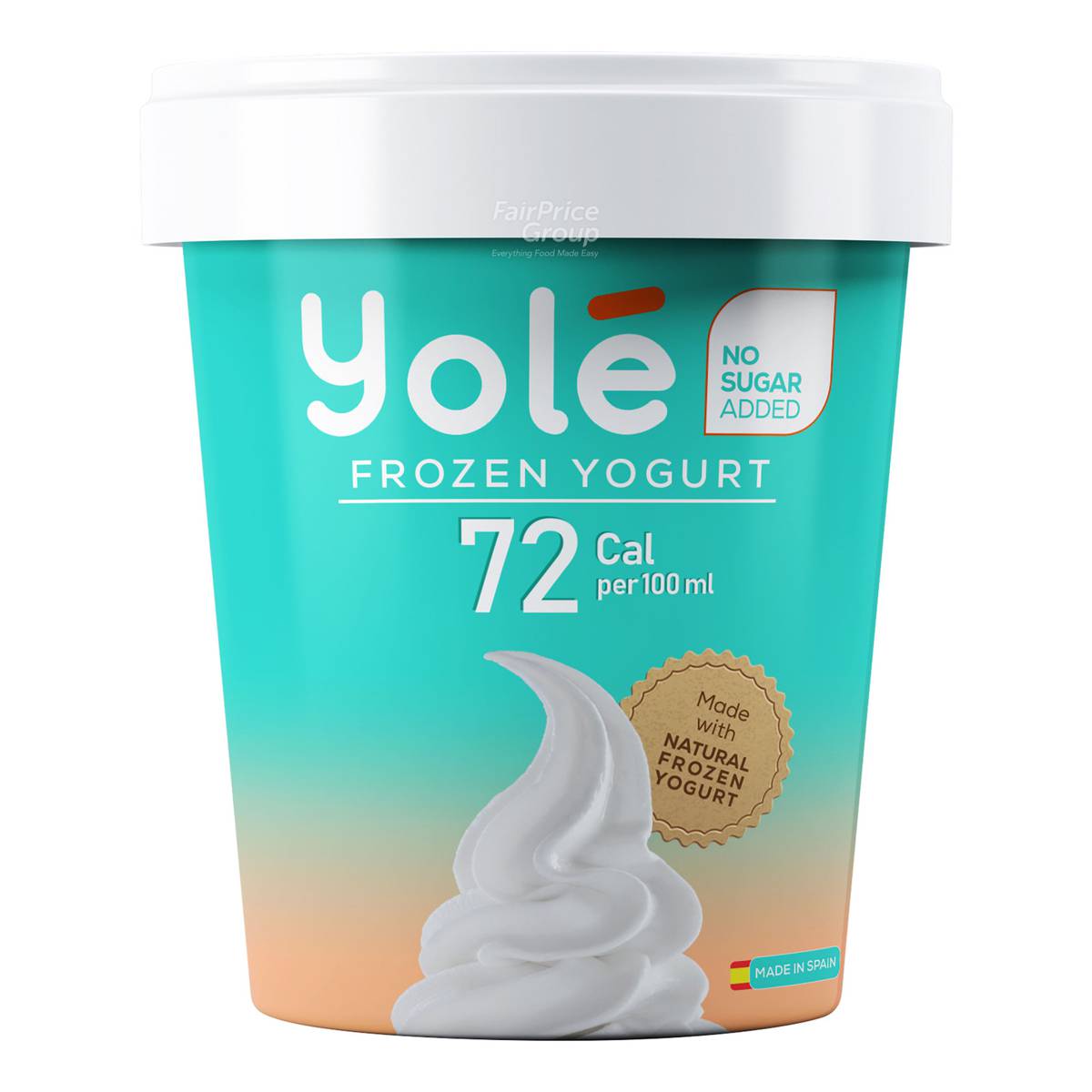 Yole Frozen Yogurt Ice Cream Natural NTUC FairPrice