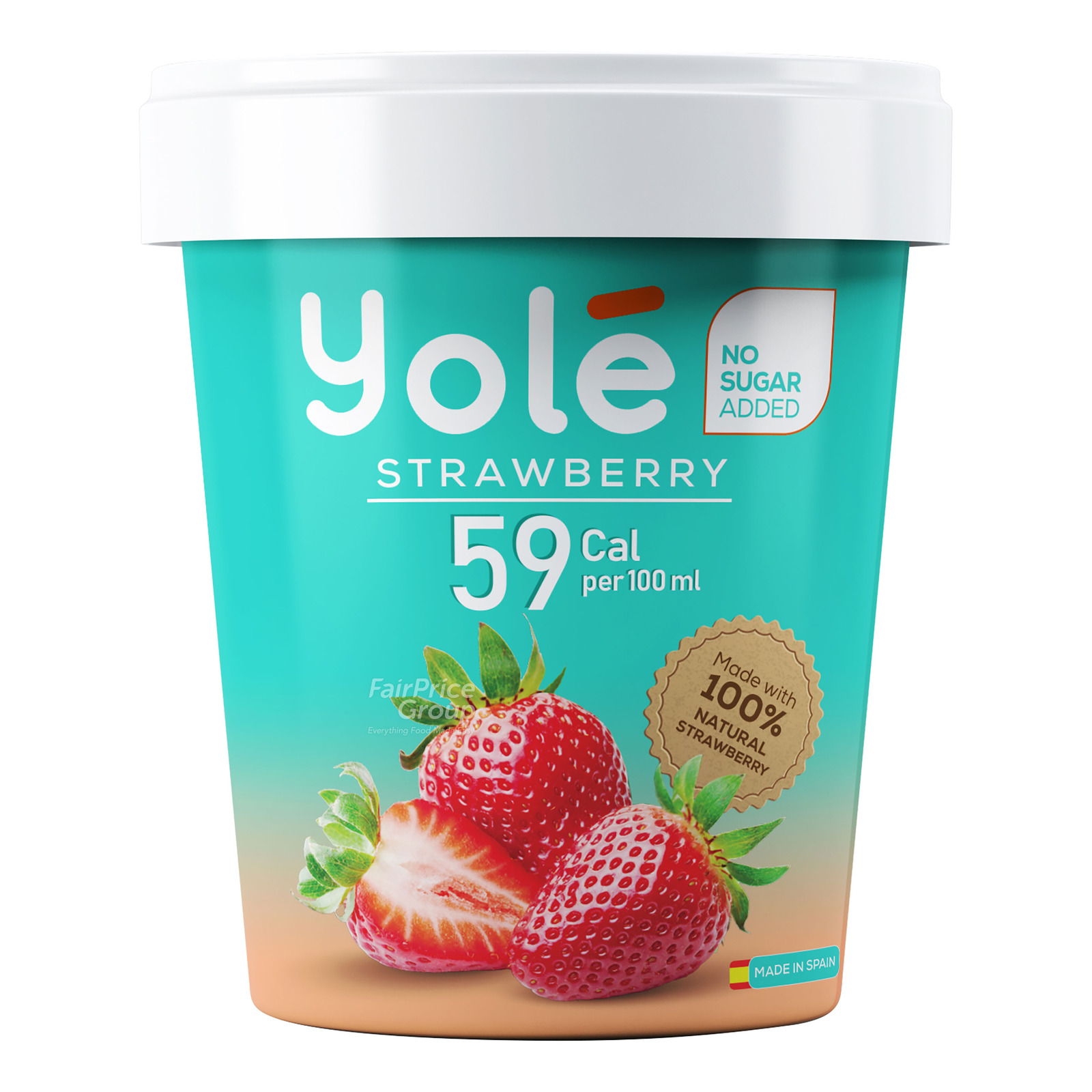 Yole Frozen Yogurt Ice Cream Strawberry NTUC FairPrice