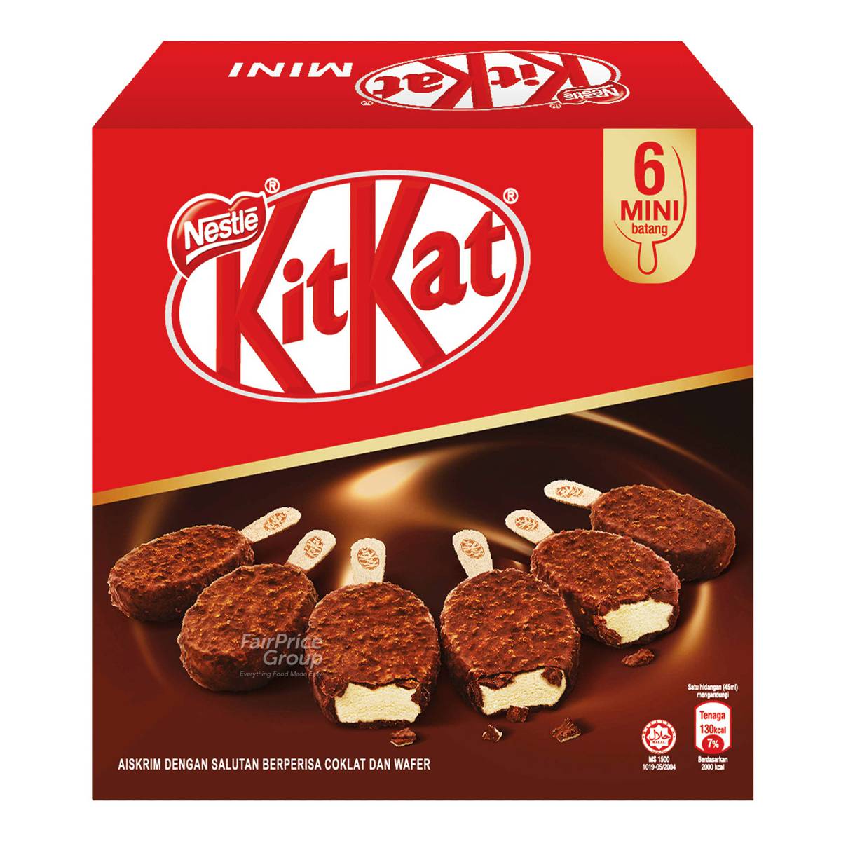 Nestle Ice Cream Pack Kitkat Mini Stick 6 x 45ml NTUC FairPrice