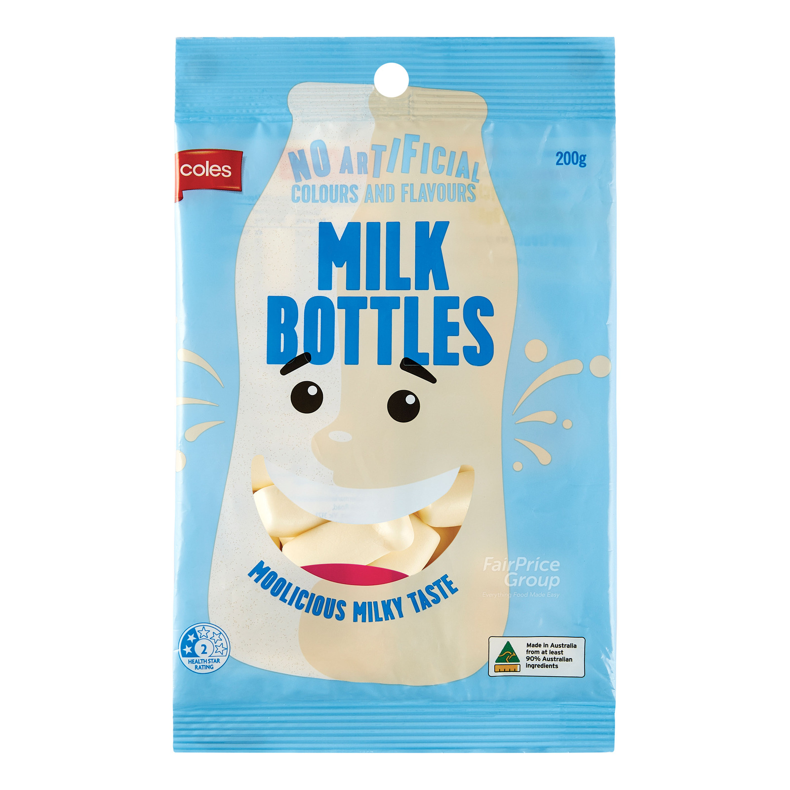 Coles Milk Bottles Candy NTUC FairPrice