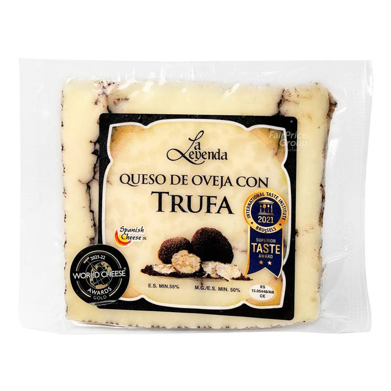 La Leyenda Queso Pure Sheep Milk Cured with Black Truffle NTUC FairPrice