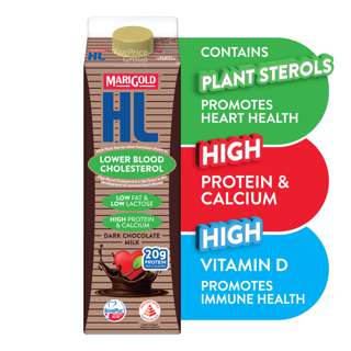 Marigold HL Dark Chocolate Milk with Plant Sterols Marigold HL Dark Chocolate Milk with Plant Sterols