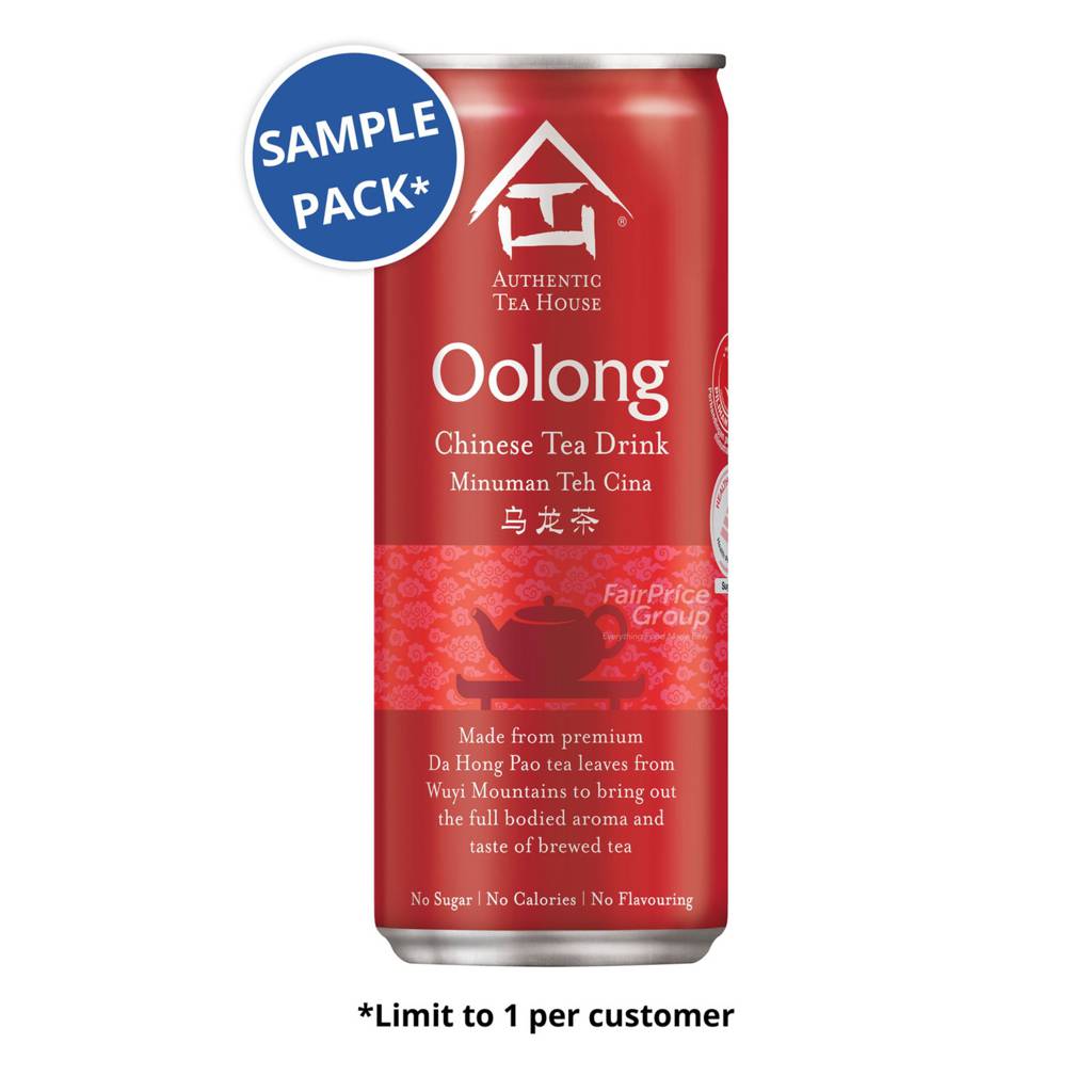 (Sample) Authentic Tea House Ayataka Tea Can Drink Oolong NTUC