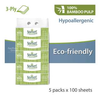 Nootrees Pure Virgin Bamboo Pulp Facial Tissue Box