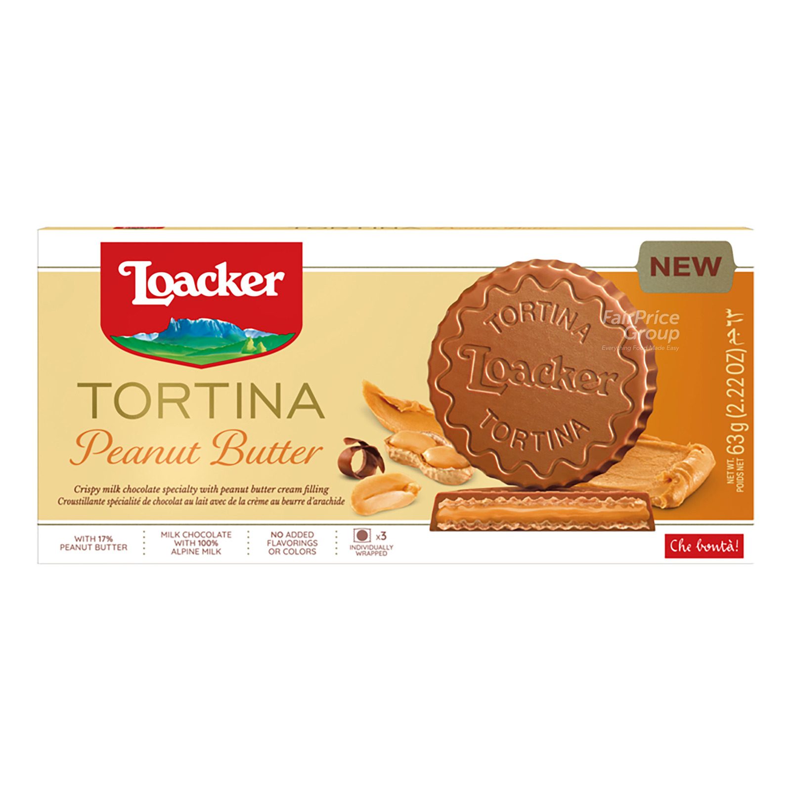 Loacker Tortina Peanut Butter NTUC FairPrice