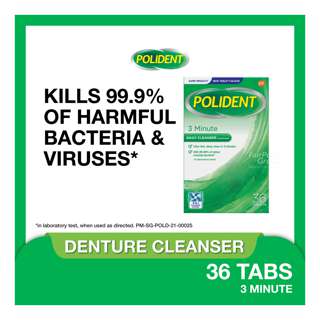 Polident Denture Cleanser Tablets - 3 Minute Polident Denture Cleanser Tablets - 3 Minute