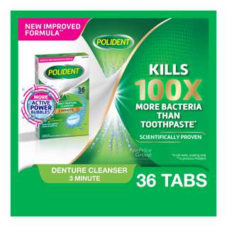 Polident Denture Cleanser Tablets - 3 Minute