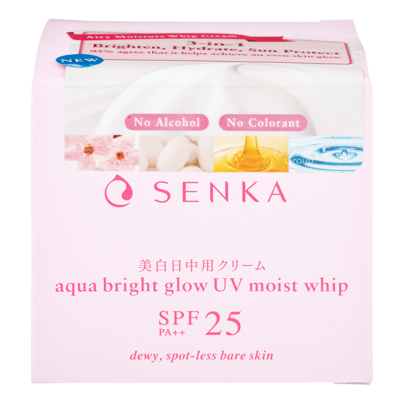 Senka Aqua Bright Glow UV Moist Whip Cream | NTUC FairPrice