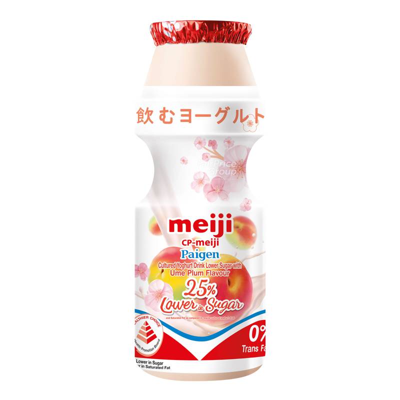 Meiji Paigen Culture Yoghurt Drink Lower Sugar Plum NTUC FairPrice