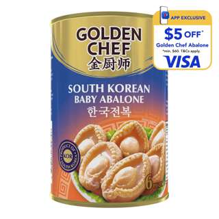 Golden Chef South Korean Baby Abalone (6 pieces)