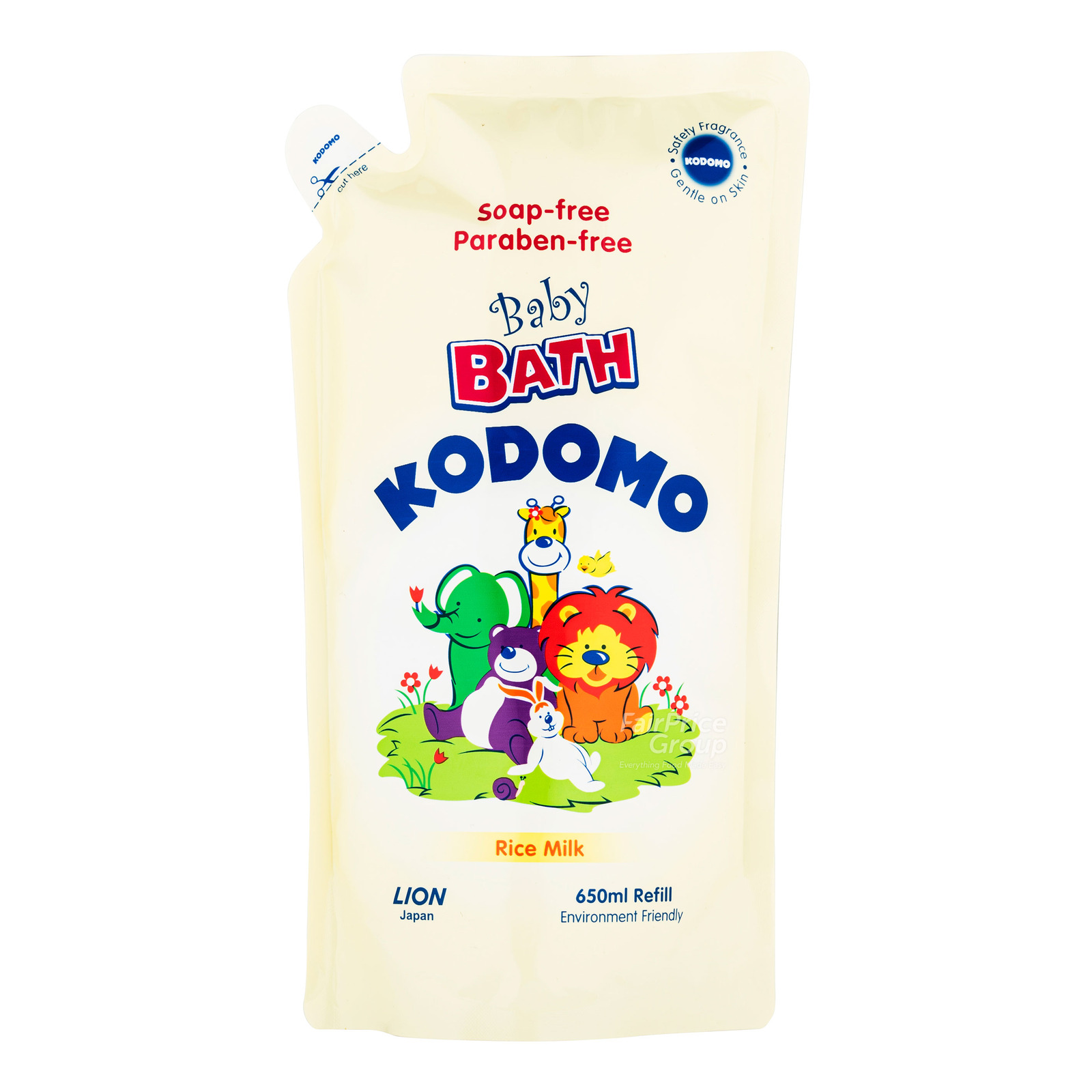 Kodomo Baby Bath Wash Refill Rice Milk NTUC FairPrice