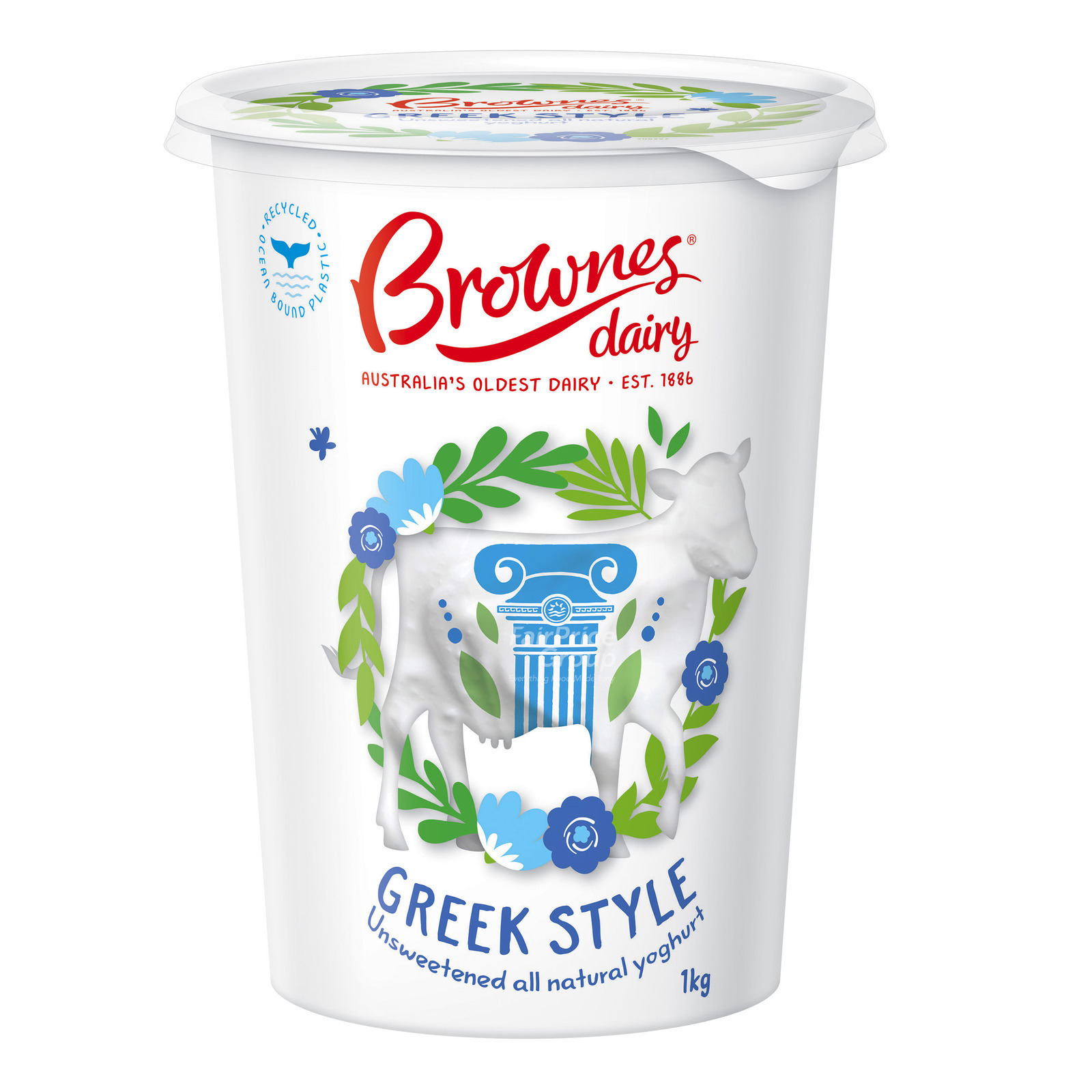 Brownes Dairy Greek Yoghurt - Plain | NTUC FairPrice