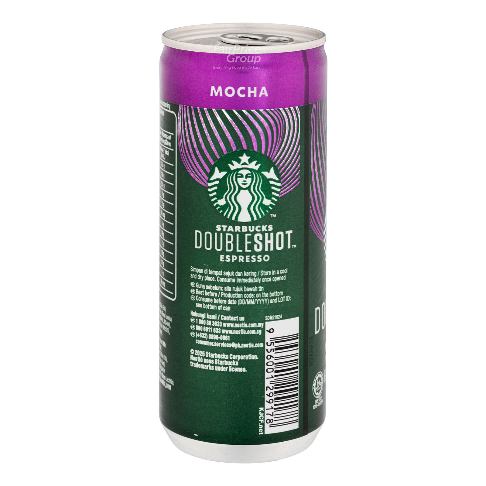 Starbucks Double Shot Espresso Can Drink - Mocha | NTUC FairPrice