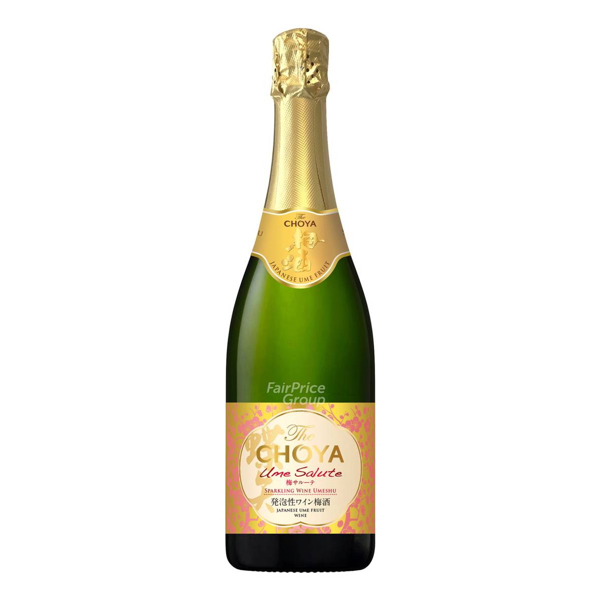The Choya Japanese Ume Fruit Sparkling wine Ume Salute NTUC FairPrice