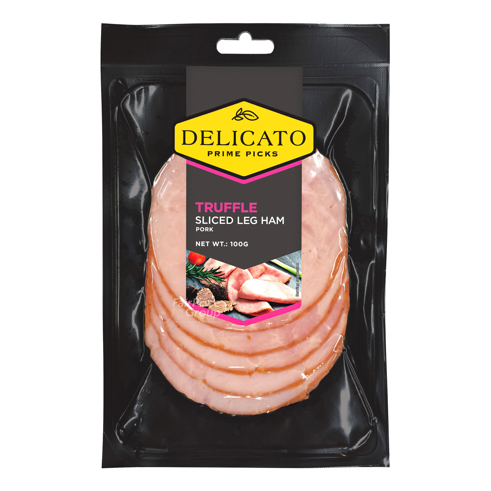 Delicato Prime Picks Truffle Sliced Leg Ham NTUC FairPrice