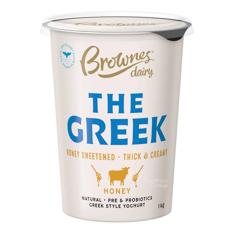 Brownes The Greek Yoghurt Honey NTUC FairPrice