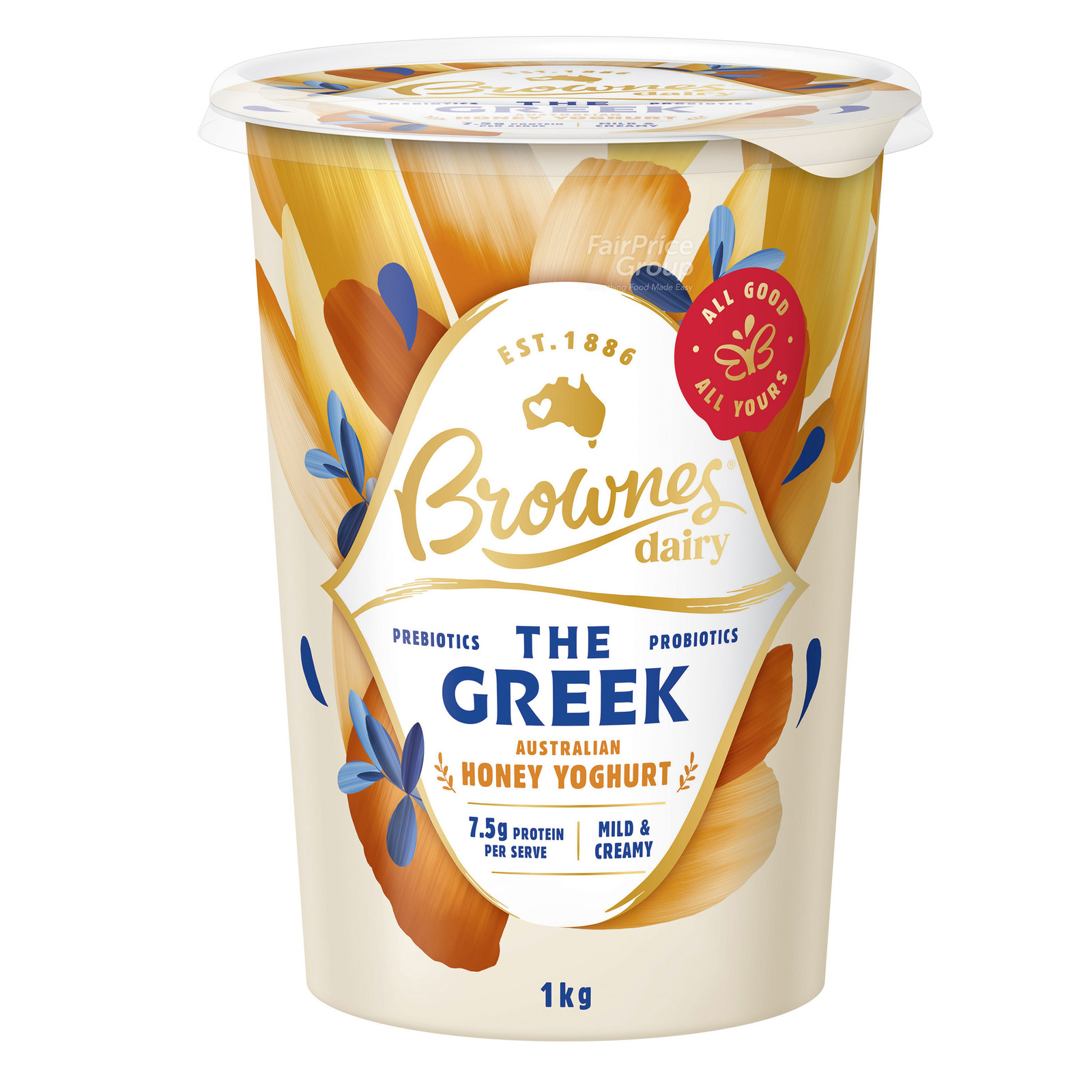 Brownes The Greek Yoghurt - Honey | NTUC FairPrice