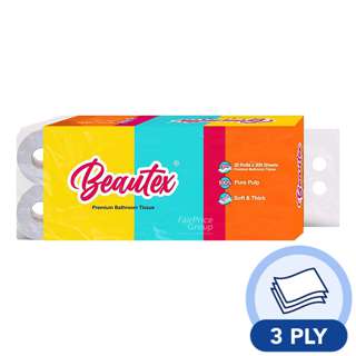 Beautex Bathroom Tissue Rolls (3 Ply)