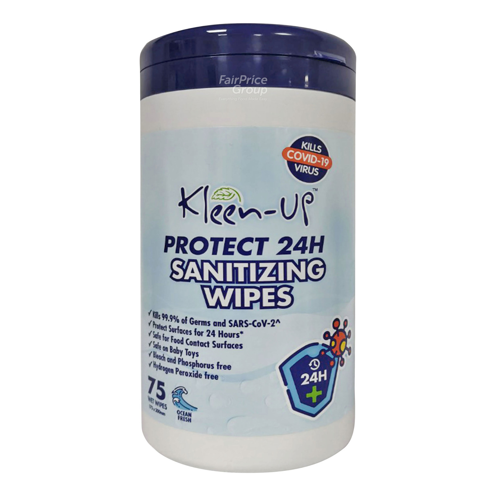 Kleenup Protect 24h Sanitizing Wipes NTUC FairPrice