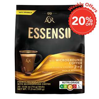 Lor Essenso 2 in 1 Instant Microground Coffee + Creamer