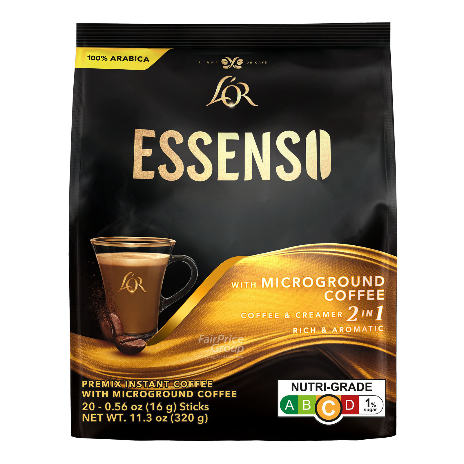 Lor Essenso 2 in 1 Instant Microground Coffee + Creamer
