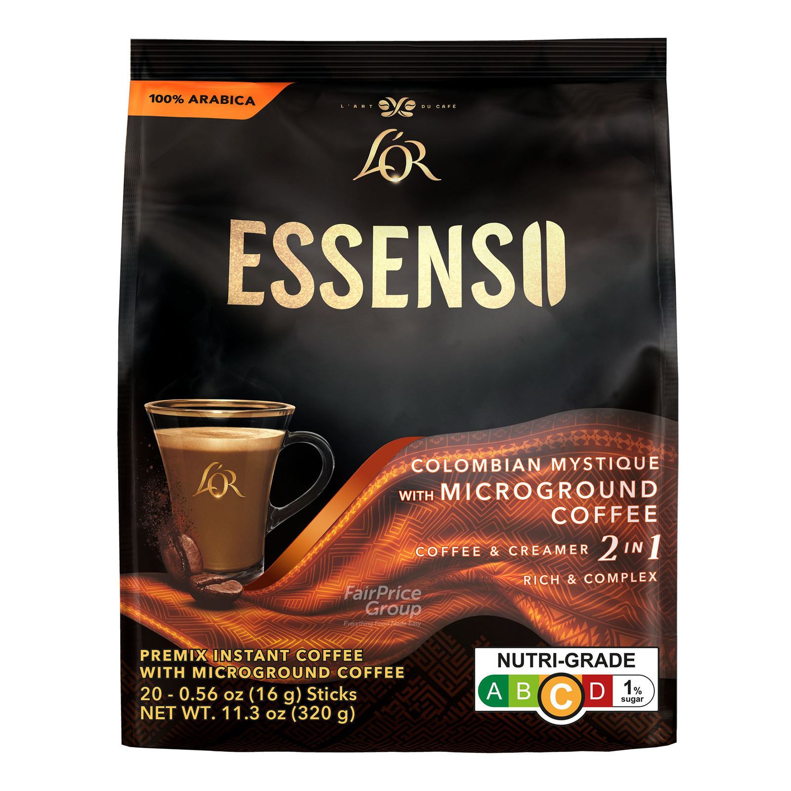 Lor Essenso 2 in 1 Instant Microground Coffee - Colombian Mystique