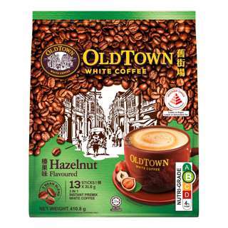 Old Town 3 in 1 Instant White Coffee - Hazelnut