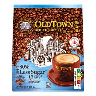 Old Town 3 in 1 Instant White Coffee - Less Sugar