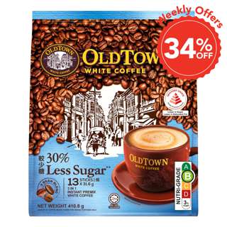 Old Town 3 in 1 Instant White Coffee - Less Sugar Old Town 3 in 1 Instant White Coffee - Less Sugar