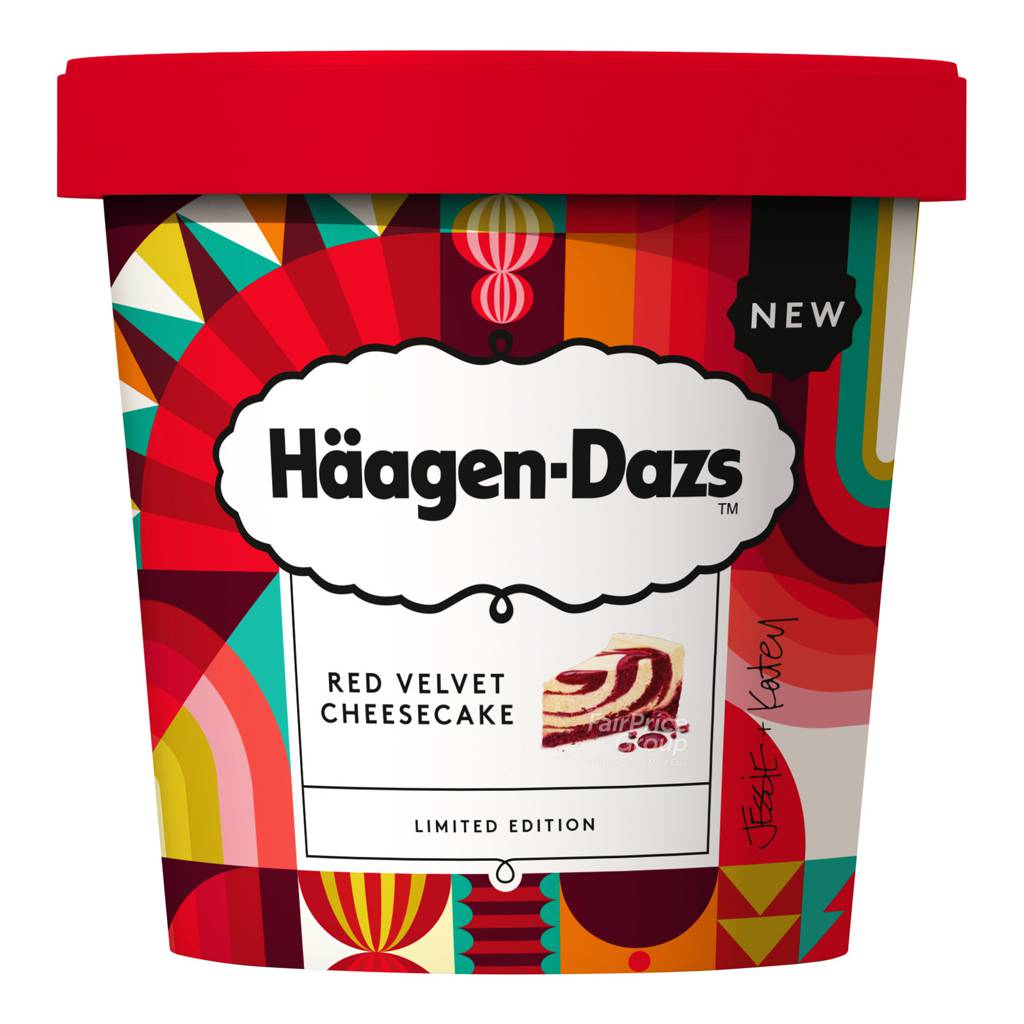 HaagenDazs Ice Cream Red Velvet Cheesecake NTUC FairPrice