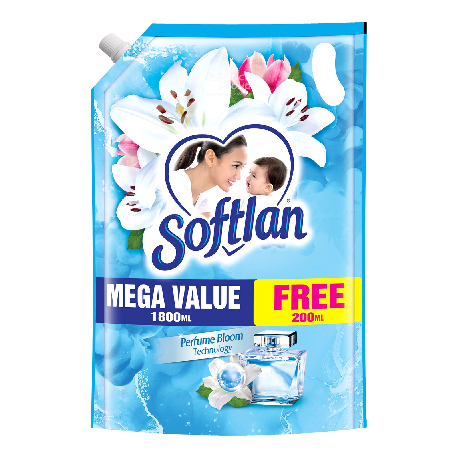 Softlan Fabric Conditioner Softener Refill Spring Fresh NTUC FairPrice