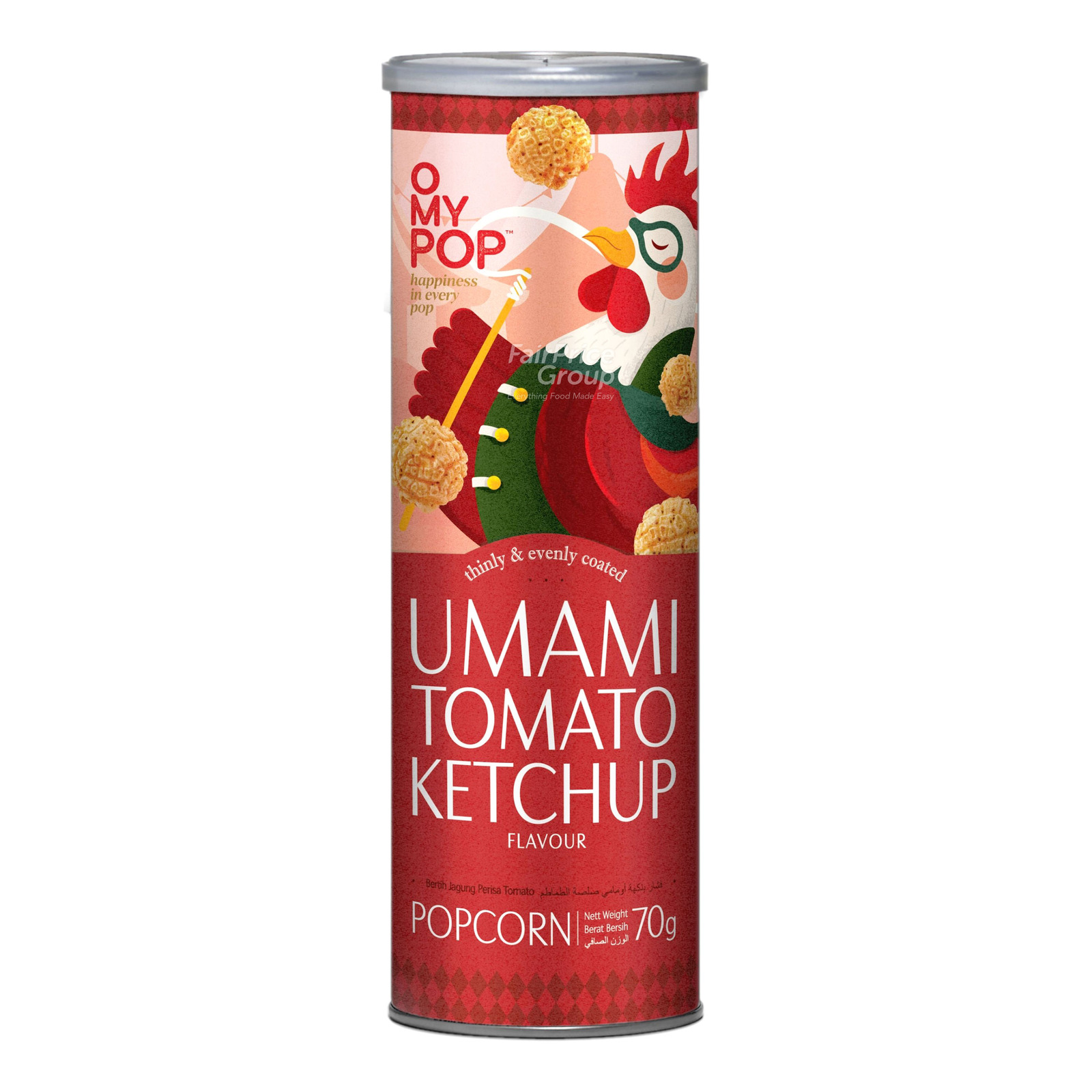 O My Pop Popcorn Umami Tomato Ketchup NTUC FairPrice