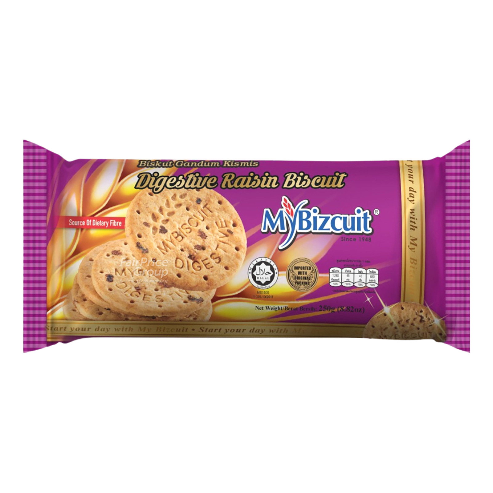 biscuit　レディース　GB XS MyBizcuit Digestive Biscuit - Raisin | NTUC FairPrice