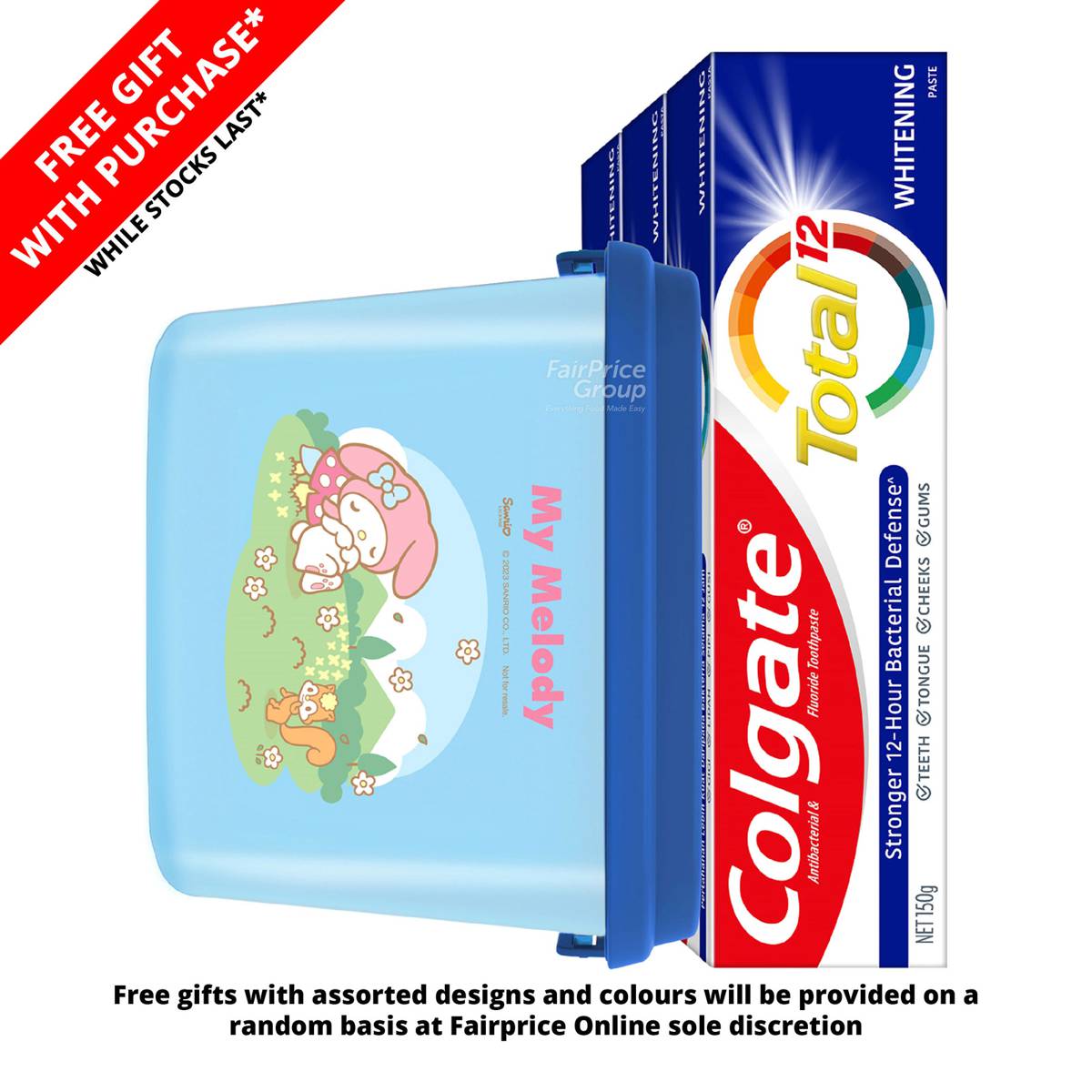 Colgate Total Toothpaste Whitening + Food Container NTUC FairPrice