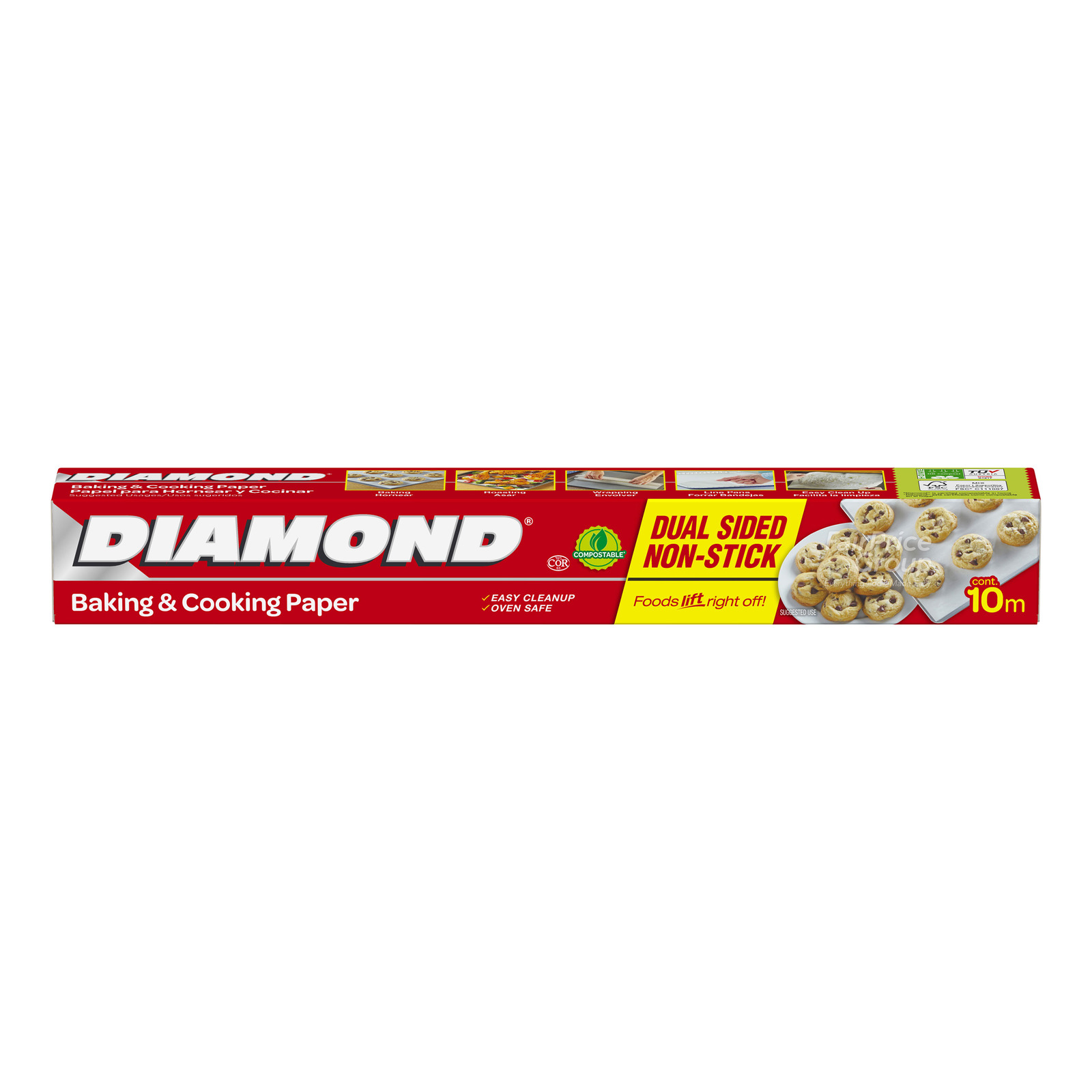 Diamond Baking & Cooking Paper - 10m