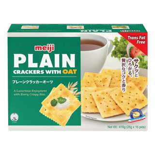 Meiji Plain Cracker - Oat