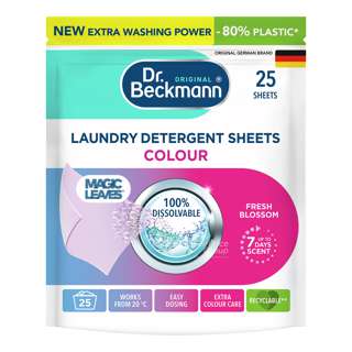 Dr. Beckmann Magic Leaves Laundry Detergent Sheets - Colour