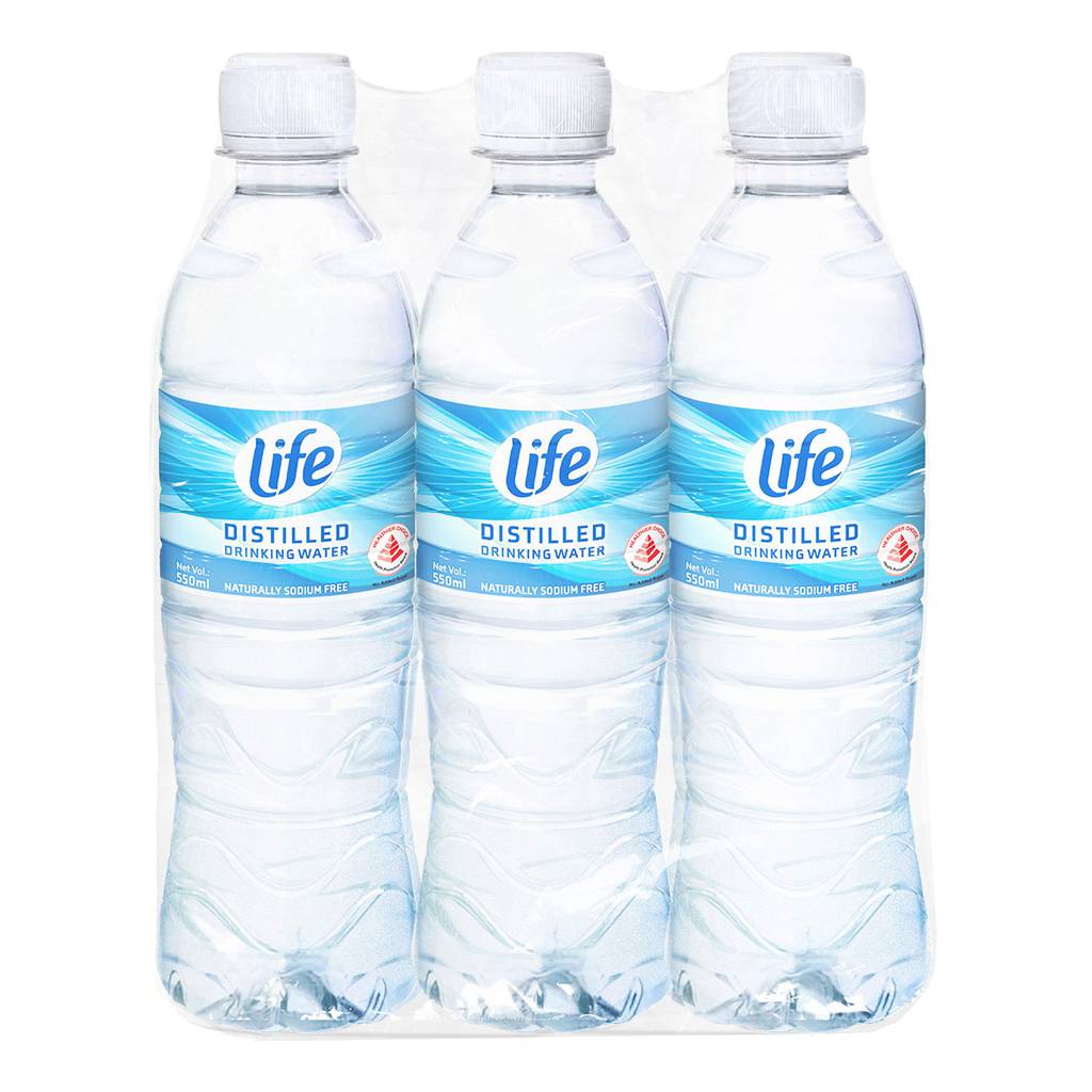 Life 100 Pure Distilled Bottle Water NTUC FairPrice