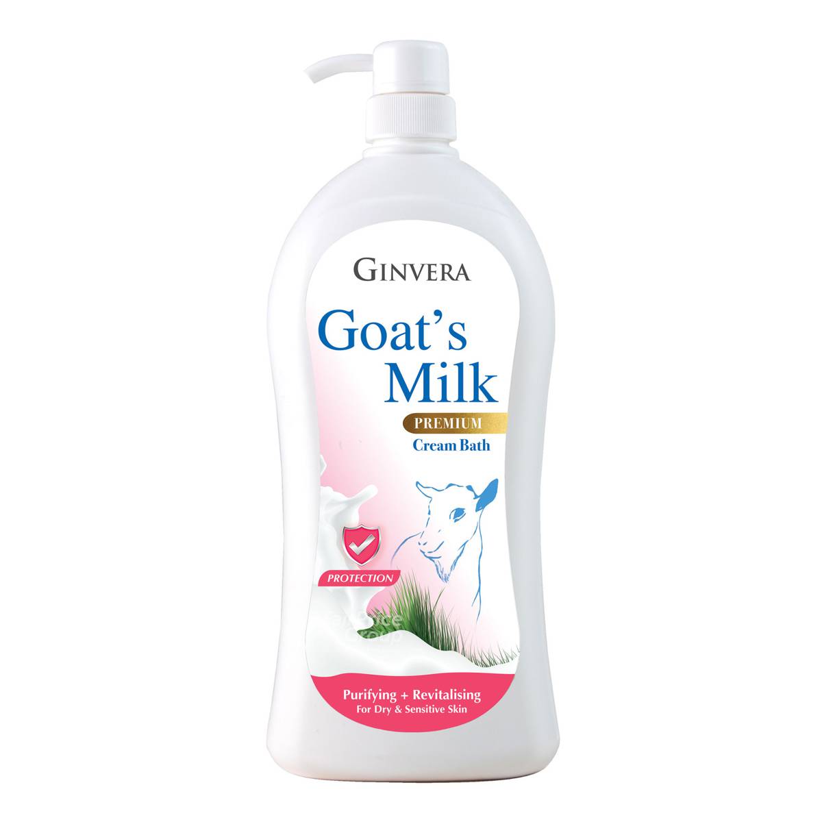 Ginvera Goat's Milk Premium Cream Bath Protection NTUC FairPrice