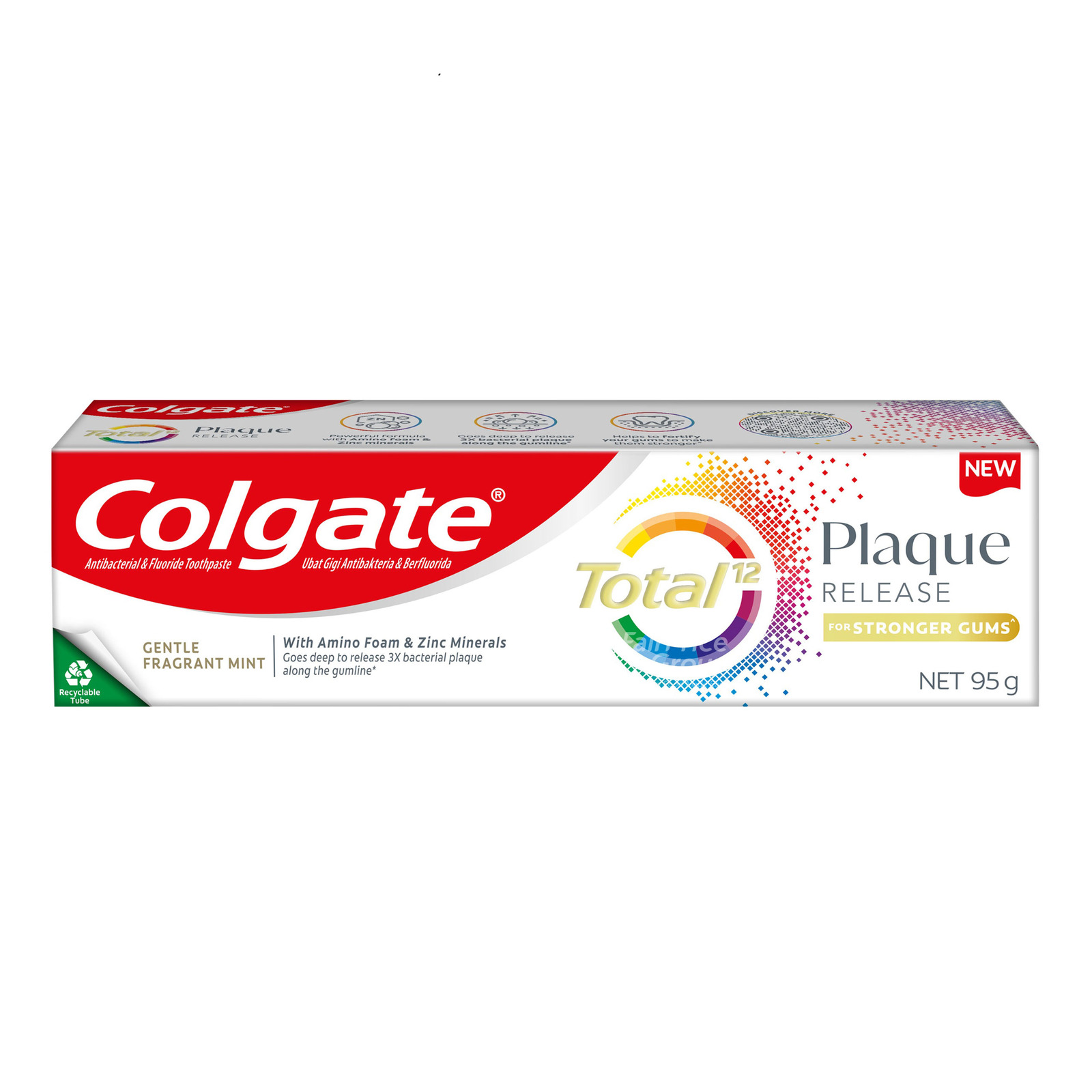 Colgate Total Plaque Release Toothpaste Mint NTUC FairPrice