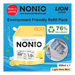 Nonio Mouth Wash Refill - Light Herb Mint Nonio Mouth Wash Refill - Light Herb Mint
