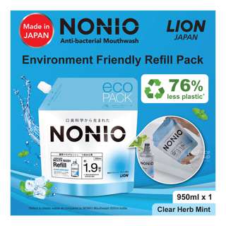 Nonio Mouth Wash Refill - Clear Herb Mint