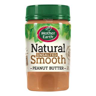 Mother Earth Natural Smooth Peanut Butter - Unsalted