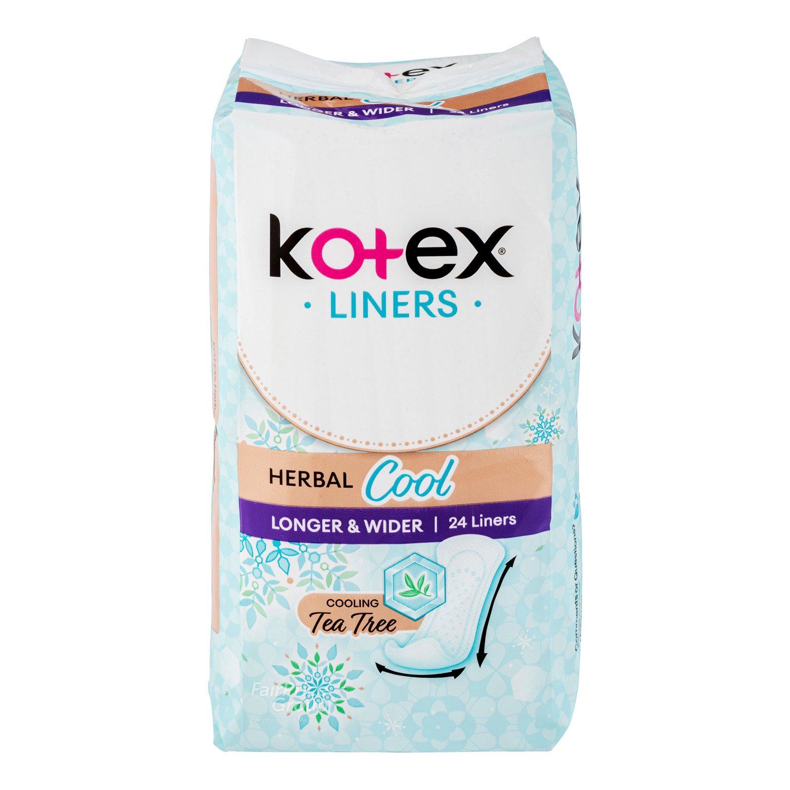 Kotex Herbal Cool Liners Longer & Wider NTUC FairPrice