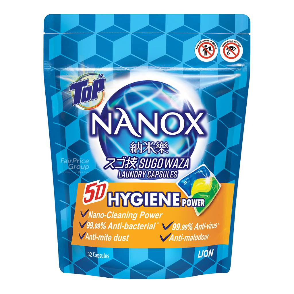 Top Nanox Laundry Capsules NTUC FairPrice