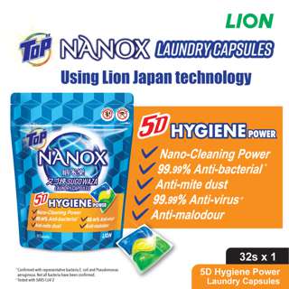 Top Nanox Laundry Capsules Top Nanox Laundry Capsules