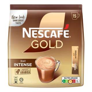 Nescafe Gold 3 in 1 Golden Roasted Arabica - Intense
